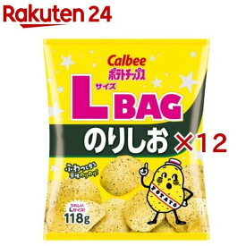 ポテトチップス LサイズBAG のりしお(118g×12セット)