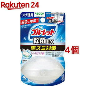 液体ブルーレットおくだけ 除菌EX 黒ズミ対策 スーパーアクアソープの香り つけ替用(70ml×4個セット)【ブルーレットおくだけ】