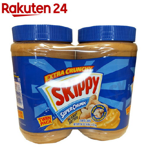 楽天市場 スキッピー ピーナッツバターチャンク 1 36kg 2個入 スキッピー 楽天24