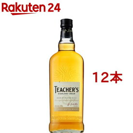 サントリー スコッチウイスキー ティーチャーズ ハイランドクリーム(700ml*12本セット)