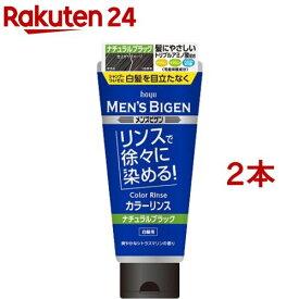 メンズビゲン カラーリンス ナチュラルブラック(160g*2本セット)【メンズビゲン】[白髪隠し]