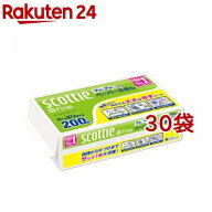 スコッティ ファイン ペーパーふきん サッとサッと(400枚(200組)入*30袋セット)【スコッティ(SCOTTIE)】
