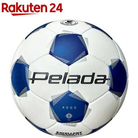 モルテンサッカーボール5号検定球ペレーダ4000 ホワイト／ブルー F5K4000WB(1個)