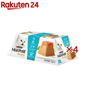 モンプチ ジェムズ ツナ ムース仕立て とろける贅沢ジュレソース(114g×4セット)【モンプチ】