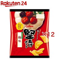 堅あげポテト梅味(60g×12セット)