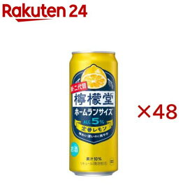 檸檬堂 定番レモン(24本入×2セット(1本500ml))【檸檬堂】