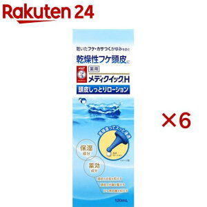メンソレータム メディクイックH 頭皮しっとりローション(120ml×6セット)【メディクイックH】