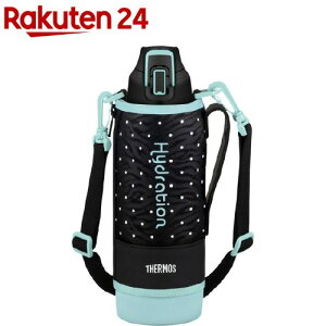 サーモス 真空断熱スポーツボトル ドットブラック FHT-1000F D-BK(1コ入)【サーモス(THERMOS)】[水筒]