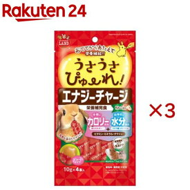 うさうさぴゅーれ エナジーチャージ りんご風味(4本入×3セット(1本10g))【ミニマルランド】