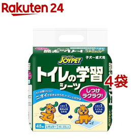 ジョイペット トイレの学習シーツ レギュラー( 48枚入×4袋セット)【ジョイペット(JOYPET)】