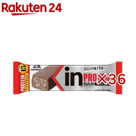 森永製菓 inバー プロテイン ベイクドチョコ(12本入×3セット)【inバー】