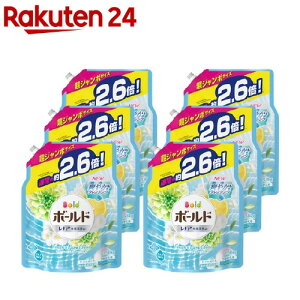 ボールド フレッシュピュアクリーンの香り つめかえ用 超ジャンボサイズ 洗濯洗剤(1.58kg*6コセット)【StampgrpA】【rank】【lrm03】【ボールド】