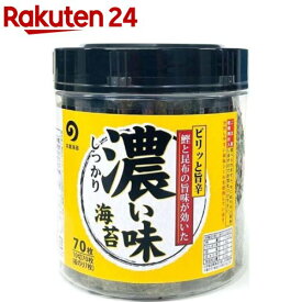 濃い味のり(10切70枚)