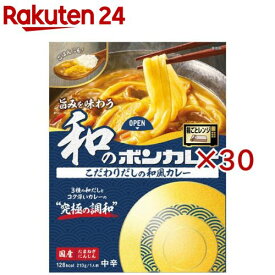 旨みを味わう和のボンカレー こだわりだしの和風カレー(210g×30セット)【ボンカレー】
