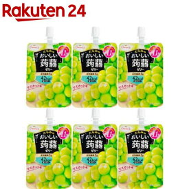 たらみ おいしい蒟蒻ゼリー マスカット味(150g*6コ入)【たらみ】[こんにゃくゼリー 食物繊維 低カロリー ゼリー飲料]