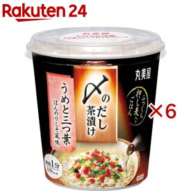 〆のだし茶漬け うめと三つ葉(66.7g×6セット)【丸美屋】