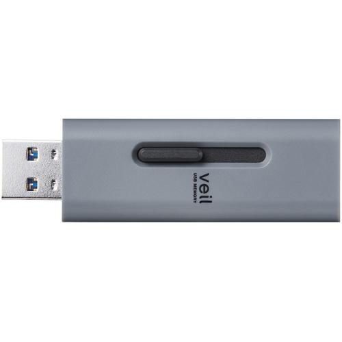 エレコム USBメモリ 128GB USB3.2(Gen1) 高速データ転送 スライド式  MF-SLU3128GGY(1個)【エレコム(ELECOM)】 | 楽天24