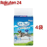 マナーウェア 男の子用 M トラッドテイスト 犬用 おむつ ユニチャーム(42枚入*4袋)【マナーウエア】