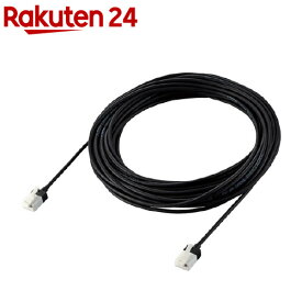 LANケーブル Cat6A スーパースリム ツメが折れない 10m ブラック LD-GPASST／BK100(1本)【エレコム(ELECOM)】