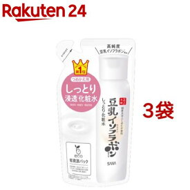 サナ なめらか本舗 しっとり化粧水 NC(つめかえ用)(180ml*3袋セット)【なめらか本舗】