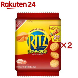 リッツ ファミリーパック チーズサンド(7袋入×2セット(1袋3枚))【リッツ】