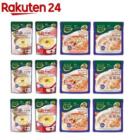 からだシフト 糖質コントロール お粥2種 ＆ 満足スープ2種アソート(12個セット)【からだシフト】