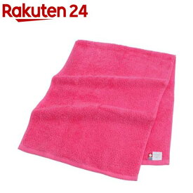 今治タオル Colorful Organic フェイスタオル 肌にやさしい高吸水タオル ピンク(1枚)【Colorful Organic】