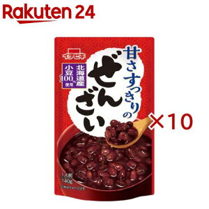 甘さすっきりのぜんざい(140g×10セット)【イチビキ】