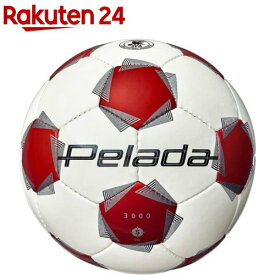 モルテンサッカーボール5号検定球ペレーダ3000 ホワイト／レッド F5K3000WR(1個)