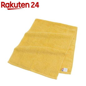 今治タオル Colorful Organic フェイスタオル 肌にやさしい高吸水タオル イエロー(1枚)【Colorful Organic】