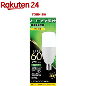 ���� LED�d�� T�`E17 �S����300�x 60W�`���� �����F LDT7N-G-E17�^S�^60V1(1��)�y����(TOSHIBA)�z