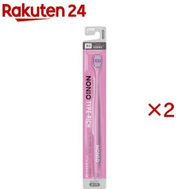 ノニオ ハブラシ TYPE-RICH 薄型ワイドヘッド ふつう(2本セット)【u6v】【w6i】【ノニオ(NONIO)】