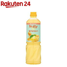ミツカン フルーティス りんご酢柚子はちみつ 6倍濃縮タイプ 業務用(1000ml)【フルーティス(飲むお酢)】[業務用フルーティス 飲む酢 リンゴ酢 ビネグイット]