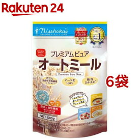 日食 プレミアムピュア オートミール(500g*6袋セット)【日食】