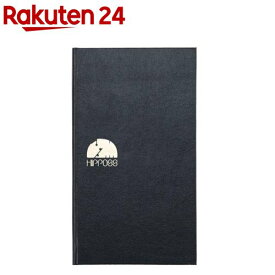 ヒッポス グリッドノート スリム A6 方眼3mm罫 LBN-SA606H-BK(1冊)