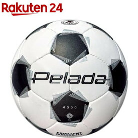 モルテンサッカーボール4号検定球ペレーダ4000 ホワイト／ブラックF4K4000(1個)