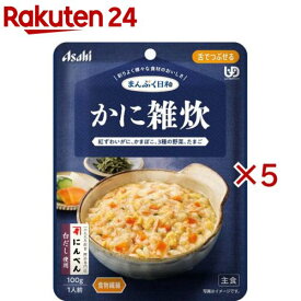 アサヒグループ食品まんぷく日和 かに雑炊(100g×5セット)【まんぷく日和】