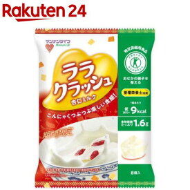 蒟蒻畑ララクラッシュ 杏仁ミルク(8個入×12袋)【蒟蒻畑】[こんにゃくゼリー 食物繊維 低カロリー おやつ]
