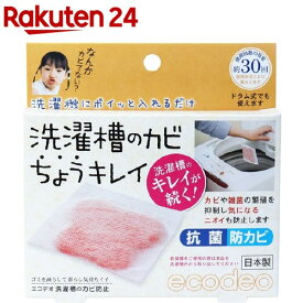 洗濯槽のカビちょうキレイ(1枚)【エコデオ】