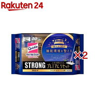 クイックルワイパー 立体吸着ウエットシート ストロング プレミアムリセット(24枚入×2セット)【クイック…