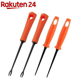 下村企販 たこ焼き器をキズつけにくい たこピック＆ピックフォーク 45621(1セット)