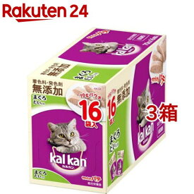 カルカン パウチ やわらかパテ まぐろ たい入り(70g*16袋入*3箱セット)【カルカン(kal kan)】