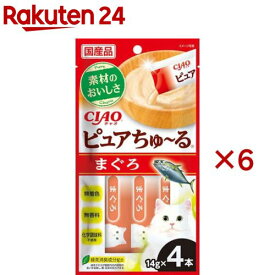 CIAOピュアちゅ〜る まぐろ(4本入×6セット(1本14g))