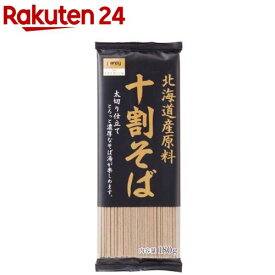 十割そば 北海道産原料(180g)【カンピー ザ・プレミアム】[そば 蕎麦 十割 北海道 食塩不使用 乾麺]