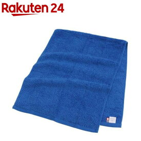 今治タオル Colorful Organic フェイスタオル 肌にやさしい高吸水タオル ブルー(1枚)【Colorful Organic】