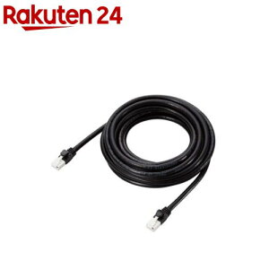�G���R�� LAN�P�[�u�� PS5�Ή� Cat6A �c�����܂�Ȃ� �u���b�N 5m GM-LDGPAT�^BK50(1�{)�y�G���R��(ELECOM)�z