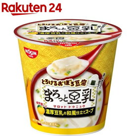 とろけるおぼろ豆腐 まろっと豆乳スープ ケース(17g×6食入)