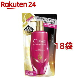 クリア モイスト スカルプコンディショナー つめかえ用(300g*18袋セット)【クリア(CLEAR)】[頭皮ケア 頭皮マッサージ ふんわりつや髪 切れ毛予防]