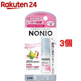 ノニオ マウススプレー ピュアフルーティミント(5ml*3コセット)【ノニオ(NONIO)】