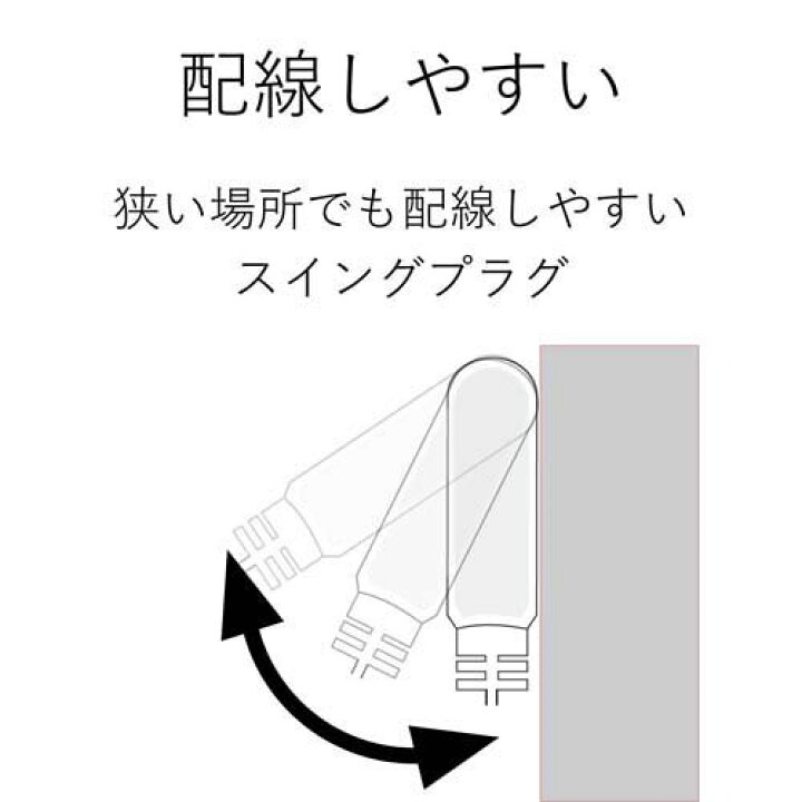 楽天市場】エレコム 延長コード 電源タップ 3m 2P 4個口 スイングプラグ 白 T-S02-2430WH(1個入)【エレコム(ELECOM)】 : 楽天24 楽天市場】エレコム 延長コード 電源タップ 3m 2P 4個口 スイングプラグ 白 T-S02-2430WH(1個入)【エレコム(ELECOM)】 : 楽天24